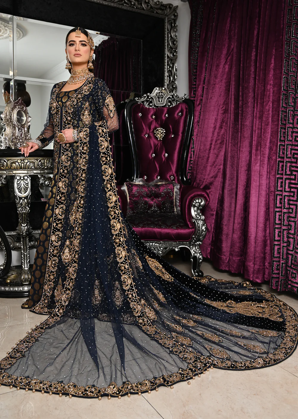 SRB9928 - Saharish Bridal - Sehrish.B Designer