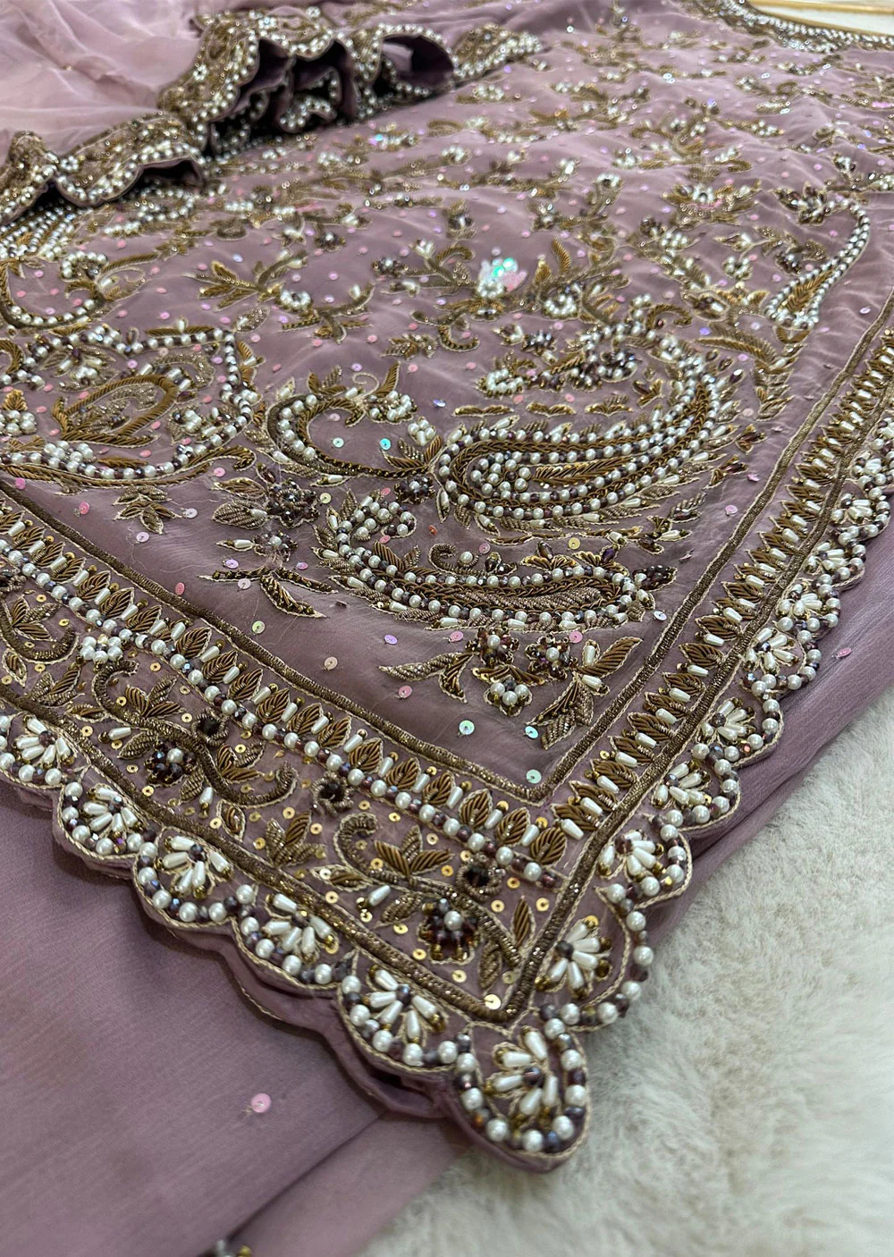 SRB9929 - Aynoor - Lilac- Sehrish.B Designer - Image 2