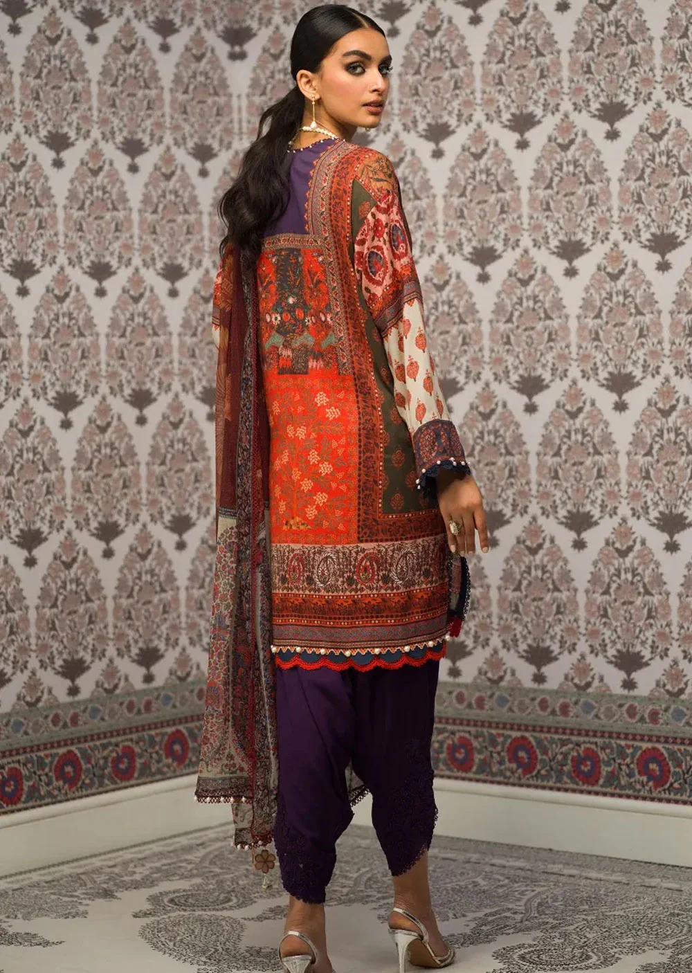 ES-01-A - Unstitched - Eid Collection by Sana Safinaz 2022 - Image 2