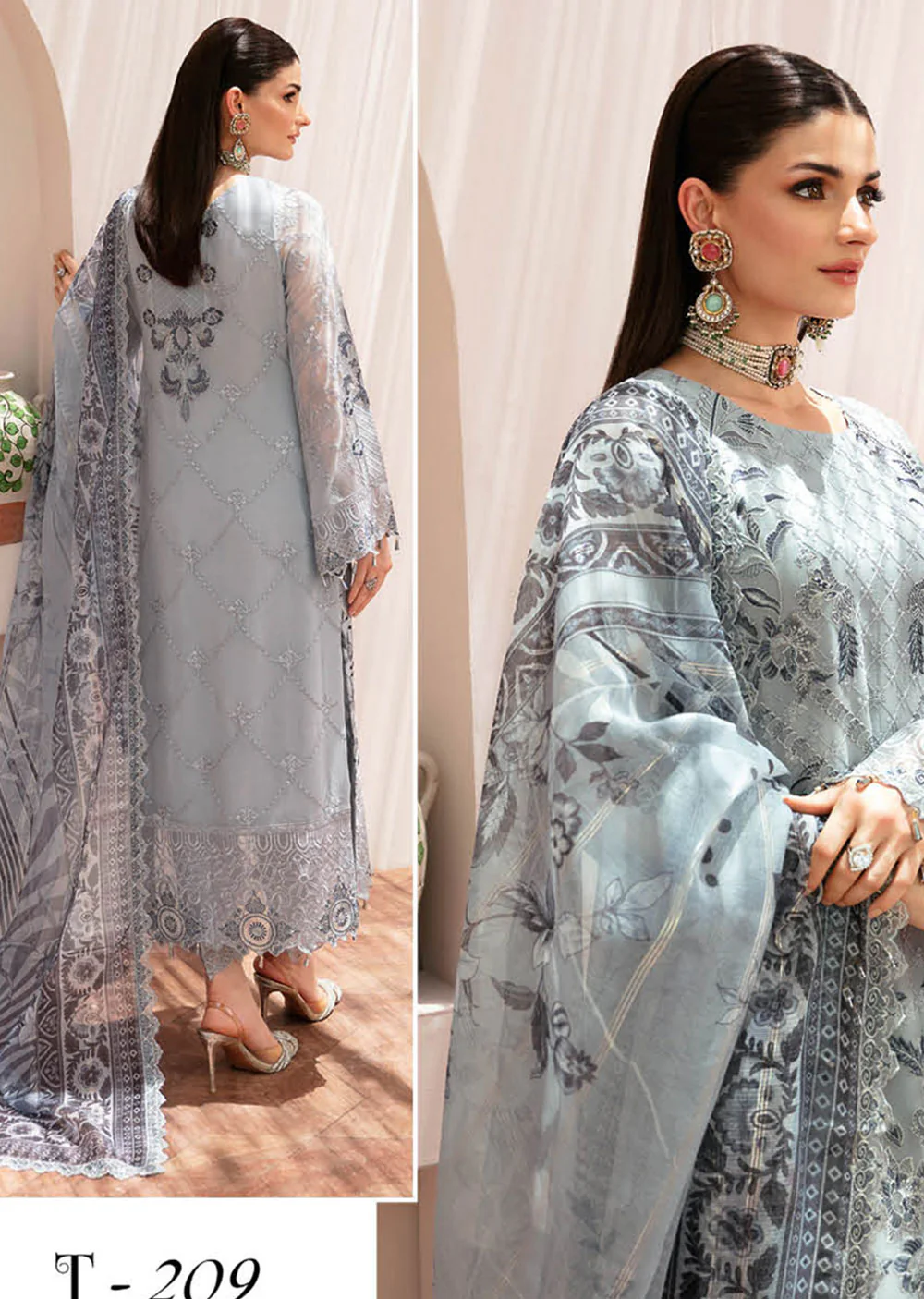 T-209-R - Readymade - Ramsha Dastan Collection Vol 2 2024 - Image 2