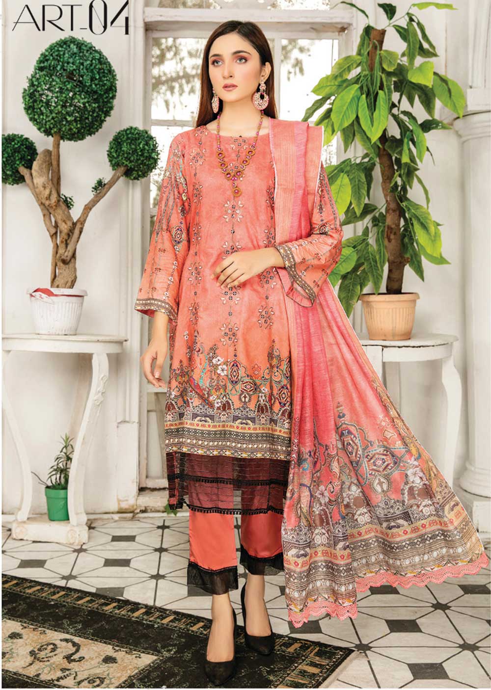 TAT-04 - Unstitched - Abisha Fabrics Vol 26