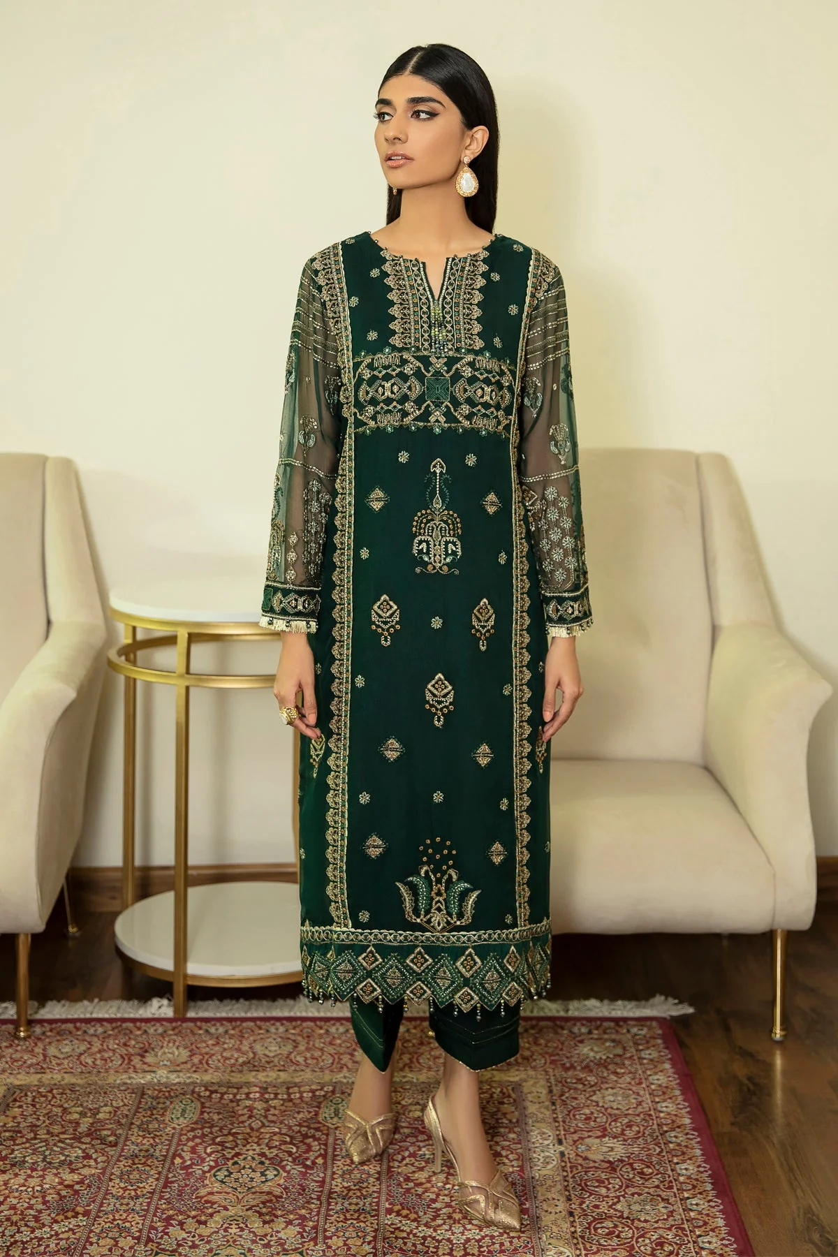 TAZKIA - Unstitched XENIA Suit - Image 2
