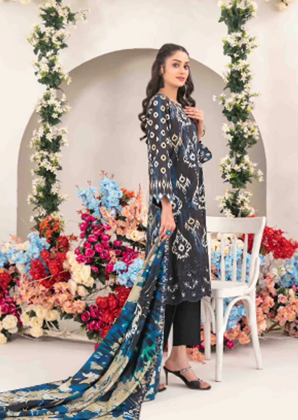 TWD-1394 Readymade Haliyah Tawakkal Lawn Suit 2025 - Image 2