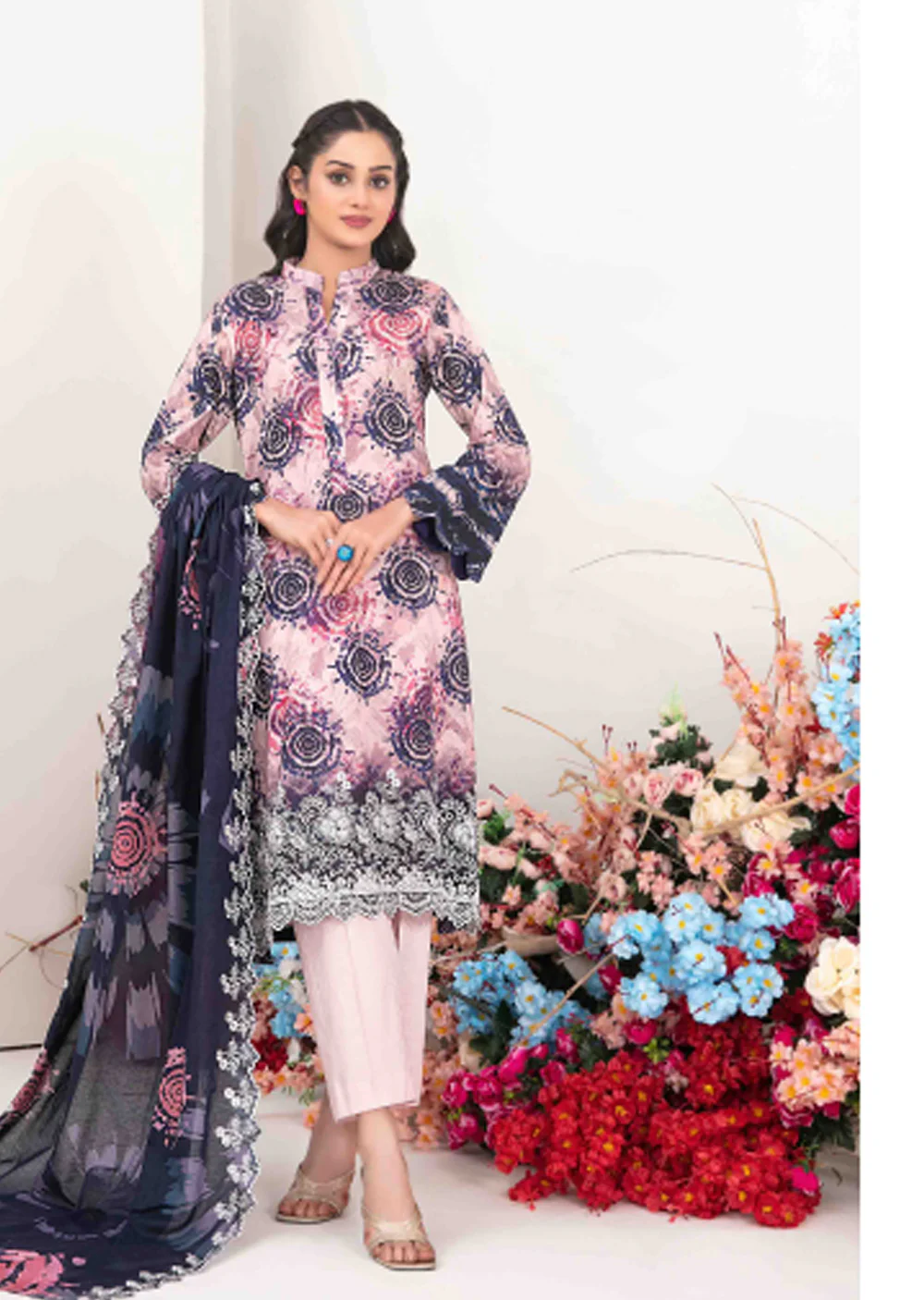 TWD-1396 Readymade Haliyah Tawakkal Lawn Suit 2025