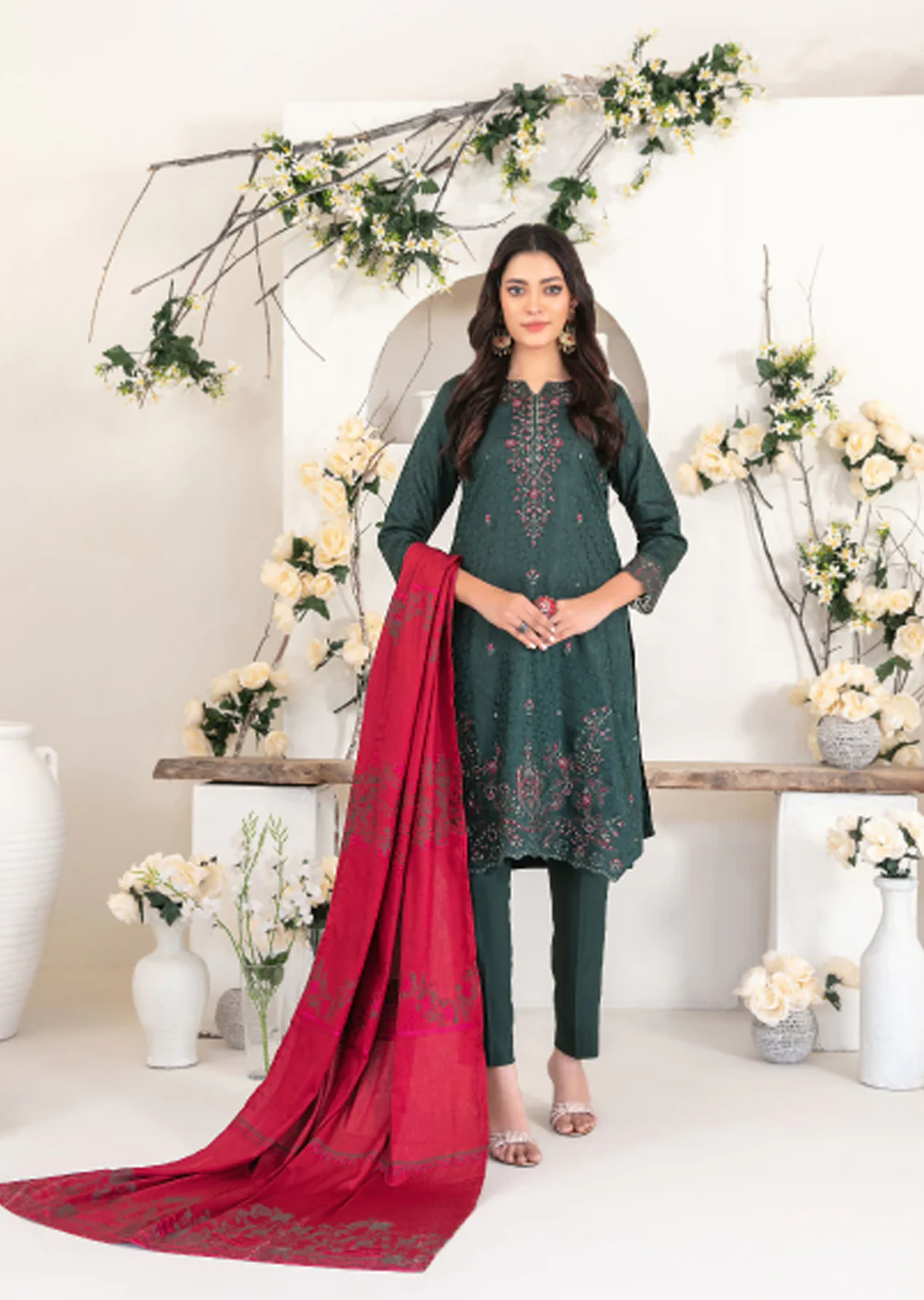 TWD-4553 - Readymade Yumna Collection By Tawakkal Suit 2025