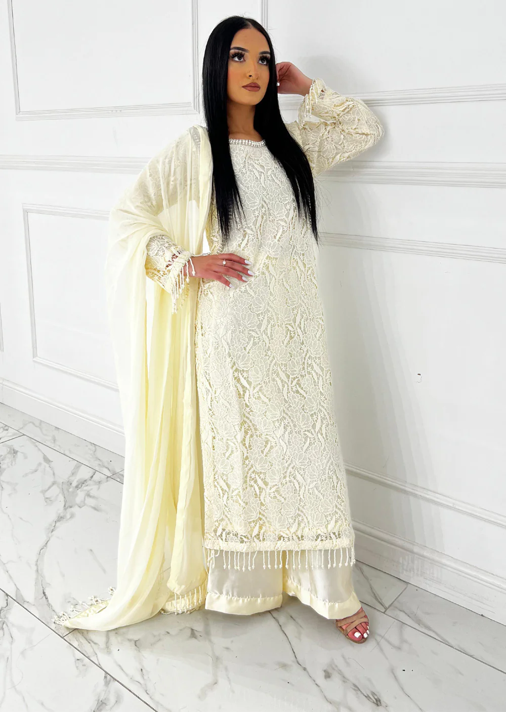 UMR905 - Offwhite - Readymade - Memsaab Formal Suit - Image 3