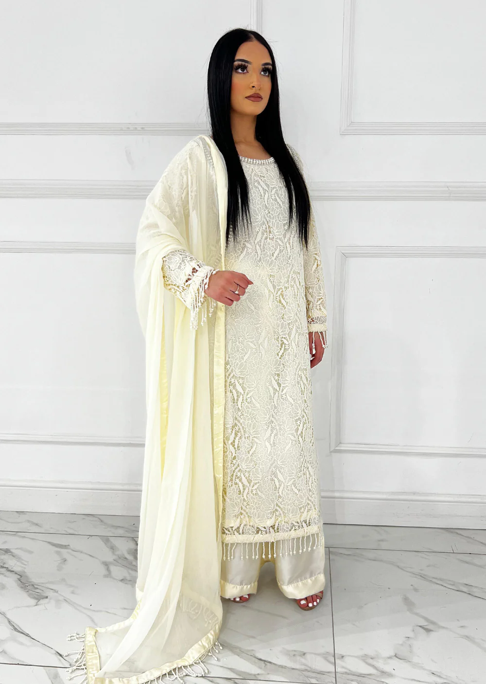 UMR905 - Offwhite - Readymade - Memsaab Formal Suit - Image 4