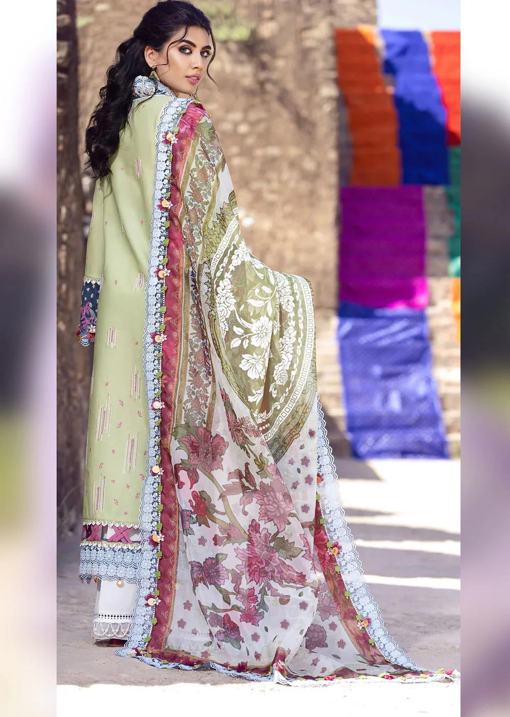 VIR-05 - Zaira - Readymade - Virsa Eid Lawn Collection 2022 - Image 3