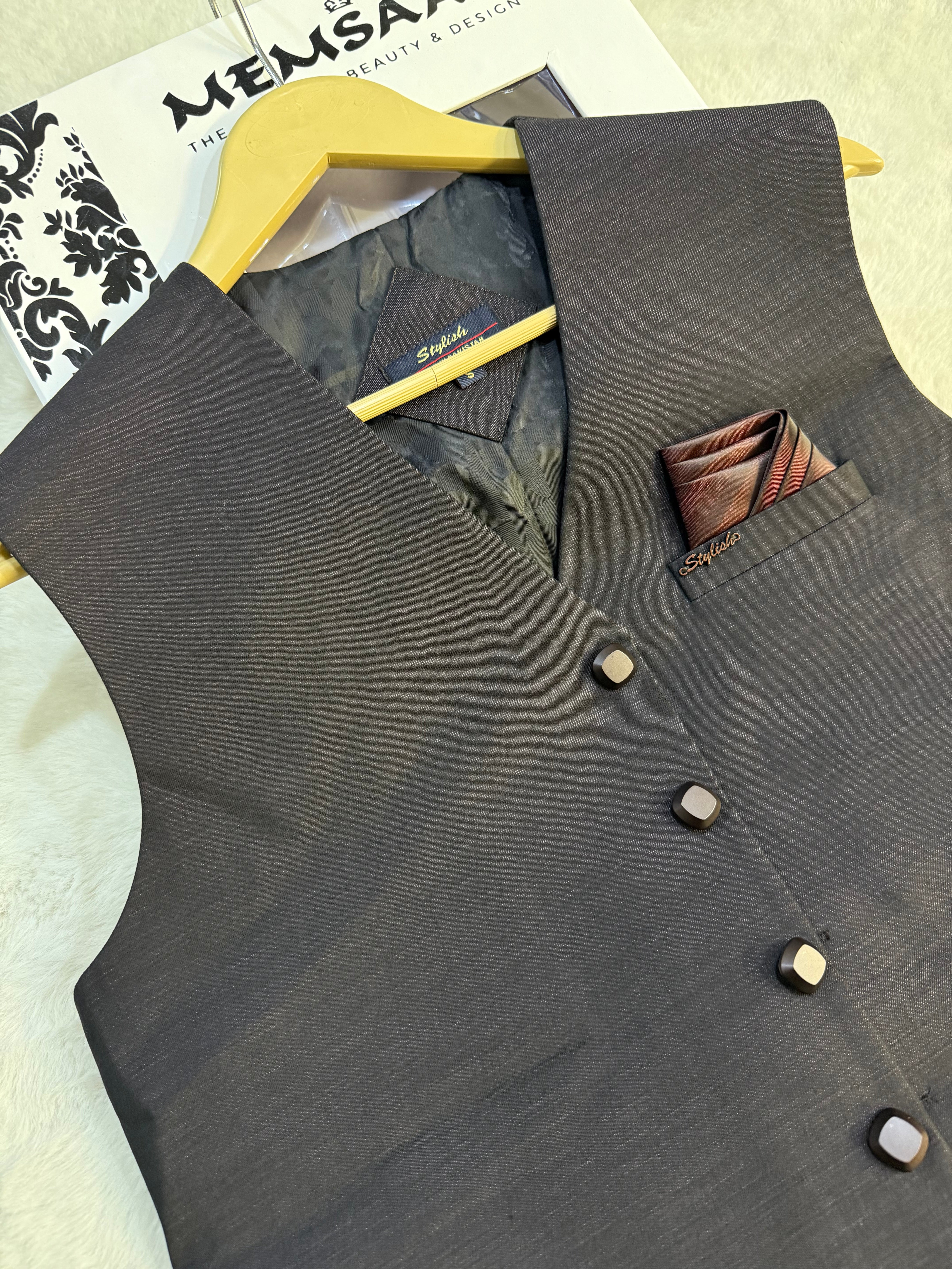 W-2634 - V-Neck Waistcoat - Image 2