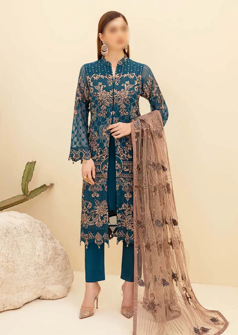 D-701-R - Readymade - Rangoon by Ramsha Collection Vol 7 2021 - Image 4