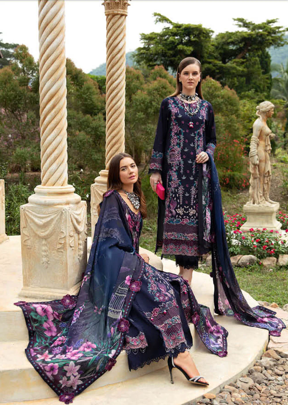 Z-803-R - Readymade - Ramsha Andaaz Luxury Lawn Collection Vol 8 2024