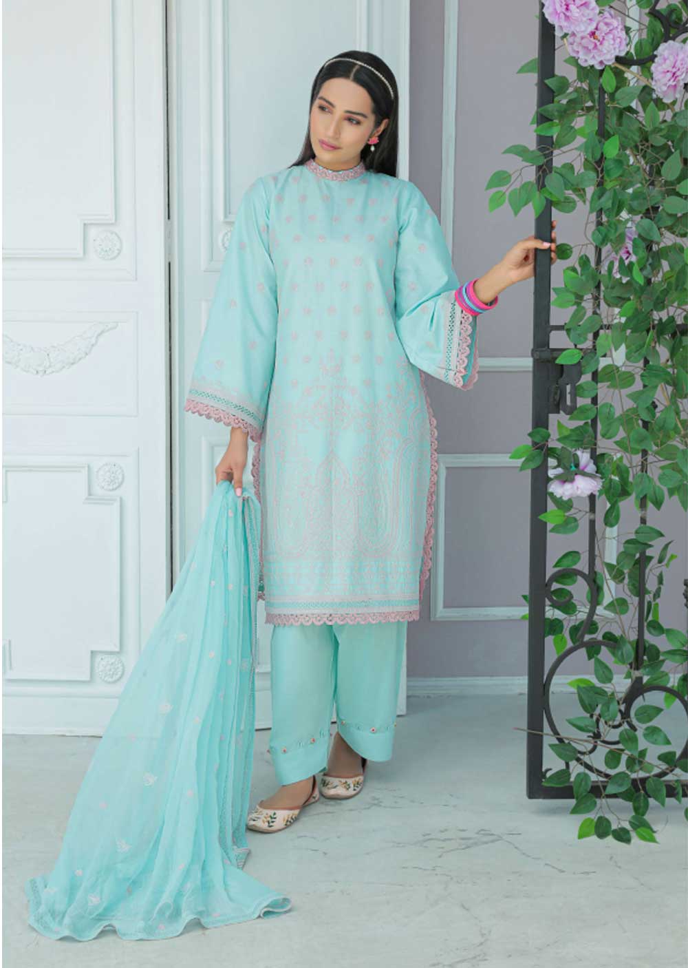 ZT-03 - Unstitched - Tishnagi Collection by Zarizaa 2023